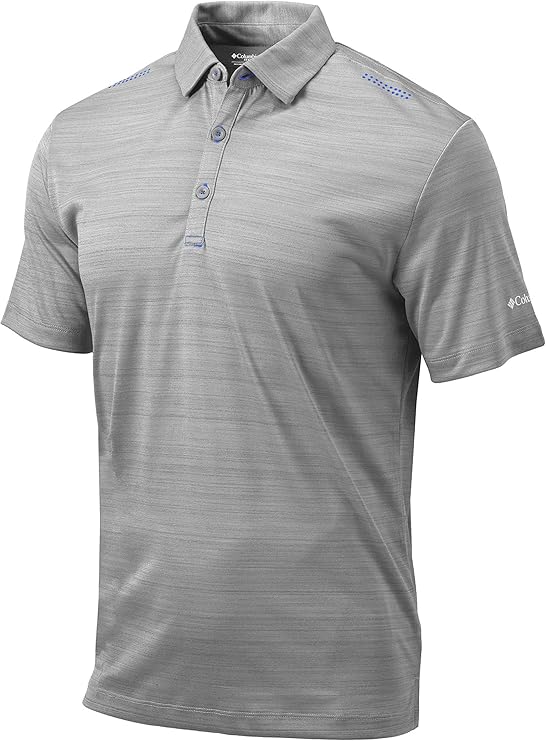 columbia omni-wick 印花 dot polo 衫 cool grey / hyper blue